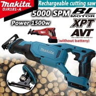 2021 Best Quality Makita DJR182-A Reciprocating Saw 18V 5000 Rpm Branch Saw Electric Professional Saw Recipro Saw Apply To Makita 18V Battery.