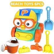 [SG] Pororo Children's Beach Toys Sand Playing Sand Bucket Beach Bucket Water Play Sand Shovel Tool 