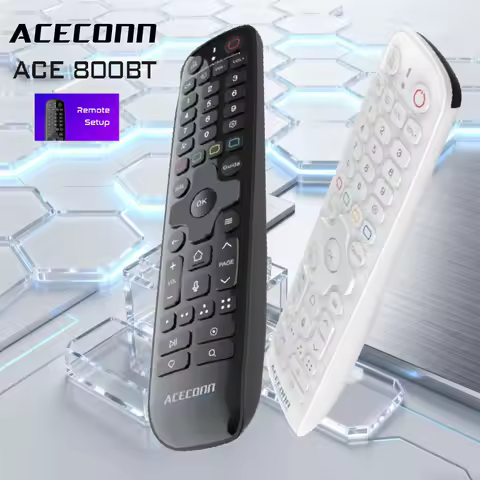 ACE800BT(Black Colorfor )Generic Replaced Remote Control for ACECONN' IPTV TV Box Pi,TVPLUS Pro,Swor