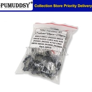 Transistor Assorted Kit S9012 S9013 2N2222 S9015 S9018 A1015 C1815 A42 A92 2N5401 2N5551 A733 C945 S