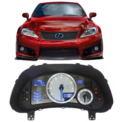 Matal Style Gauge Face For Lexus IS500 F Sport V8 5.0L 2011 / IS500 F Replacement Instrument Cluster