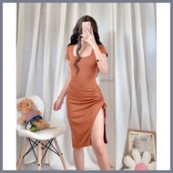 Aiza String Knitted Dress