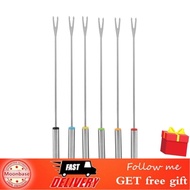 Moonbase Stainless Steel Fondue Forks 6pcs/Set Chocolate Cheese Dessert