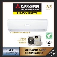 MITSUBISHI AIR CONDITIONER 2.0 HP HEAVY DUTY SRK18CXP-W4 R32