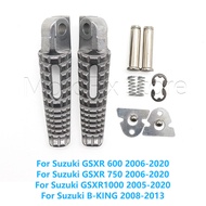 Motorcycle Accessories Rear Footrests Foot pegs For Suzuki GSXR 600 750 1000 B-KING GSXR600 GSXR750 