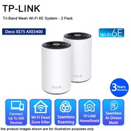 TP-LINK Deco XE75 AXE5400 Tri-Band Mesh Wi-Fi 6E System - 2 Pack
