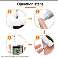 Sinocare GA-3 Glucose Test Strips and Lancets (MDA Approved)