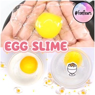 Fonfleurs Slimes 🇸🇬 BIG TUB Egg DIY Soft Clay 200ml Self Mix Clear Butter Tamago Children Kids Toys Gifts Kit Set Yellow