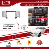 Android Player Casing 9" Toyota Mark X 2004-2009