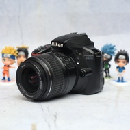 Nikon D3300 Kit Lens 18-55mm Original DSLR Camera Flash off - Vg -Vms