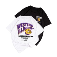 KAOS DISTRO WESTERN ILLINOIS BULLS ATASAN TSHIRT BASKET NEW YORK BISA COD BAJU UNISED ATASAN PRIA LE