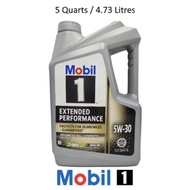 Mobil 1 Extended Performance 5W30 GOLD !!! Fully Synthetic Engine Oil 5 Quate  4.73L