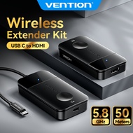 Vention Wireless Type C to HDMI Transmitter and Receiver 4K ULTRA HD Stable Signal Transmission With