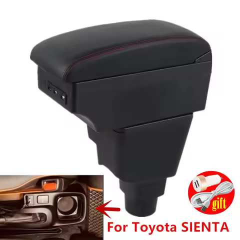 For Toyota SIENTA Armrest box For Toyota SIENTA car armrest box center storage box Retrofit USB char