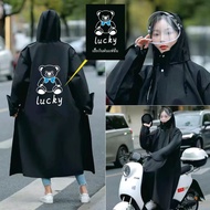 Adult Raincoat Can Walk Electric Motorcycle