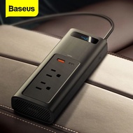 Baseus Car Power Inverter DC12V To AC 110V Portable Auto Inversor Digital Fast Charging Power Adapte