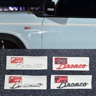Ford Bronco rear emblem sticker; Mustang side Sport lettering decoration sticker