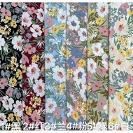 Italian Silk Fabric Country Style Floral Pattern Beautiful Sweet And Gentle Width 60 Inches Cut The 