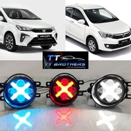 PERODUA BEZZA XMAN X DRL Daylight LED 4 projector LED