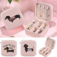 Multi Grid Jewelry Box for Women's Accessories PU Leather Waterproof Jewels Box Organizer Square Jew