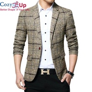 COZY แบรนด์ใหม่แจ็คเก็ตฤดูใบไม้ผลิสูทเสื้อแจ็คเก็ต Blazer แฟชั่นชายชุดลำลอง Blazers