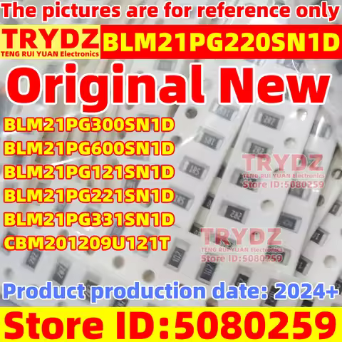 500-50pcs New Original 0805 BLM21PG220SN1D BLM21PG300SN1D BLM21PG600SN1D BLM21PG121SN1D BLM21PG221 B
