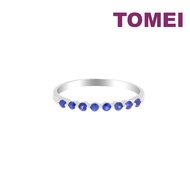 TOMEI Sapphire Eternity Ring White Gold 750