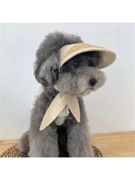 寵物狗貓帽子,小型狗遮陽帽,寵物配件