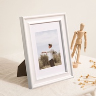 Rustic Real Wood Photo Frame 8-Inch Tabletop Wall-Mounted Album Creative Village 7-Inch 10-Inch Pict