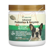 Naturvet Advanced Probiotics Enzyme Dog Cat Supplement
