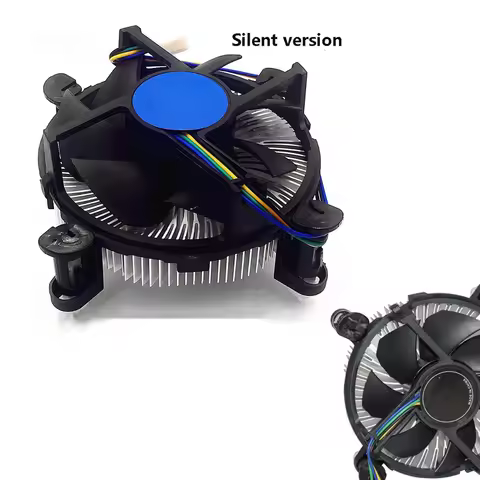 CPU Fan Connector with Aluminum Heatsink, Suitable for Desktop I3/i5/i7 Socket 1150/1155/1156, 3.5-i