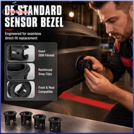 YVETTPH 4PCS Parking Assist Sensor Bracket, ABS Black Parking Aid Sensor Trim, Clean 5LS52TZZAA Bump