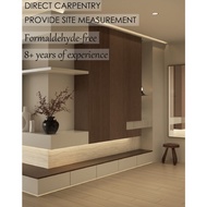 【SG Local Contractor】【Custom Furniture】Living Room Renovation /TV Console /Feature Wall / Hallway/ D