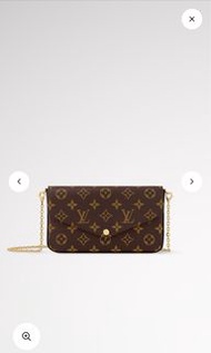 全新 LV Félicie Pochette 三合一 信封包