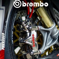 100% ORIGINAL GP4RX 4POT CALIPER CHROME 100% MADE ITALY 100MM 108MM RH LH 2PCS SET