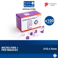 BD Micro Fine Pen Needles 5mm x 31G (Box of 100's)