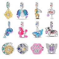 DIY Jewelry Bracelet Accessories Sunflower Kitten Puppy Poodle Charm Pendant Beads New Style