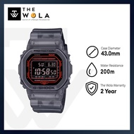 Casio G-Shock Men's Digital Watch Bluetooth® Translucent Gradated Dark Grey Resin Band Watch DWB5600G-1D DW-B5600G-1D DW-B5600G-1