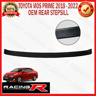 ALL NEW Toyota Vios 2019 to 2025 OEM Rear Stepsill Black Chrome / All Black Bumper Guard Step Sill T