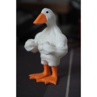 Muscled Mighty Duck Cute Duck Display Statue Sculpture Figurine
