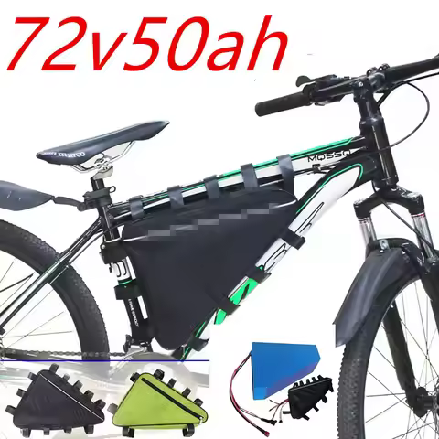 72v 45Ah lithium ion driehoek batterij BMS li ion 20S voor 5000w 6000w Mountainbike scooter motorfie