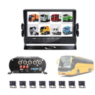 8-Channel Car Auxiliary System 360 Panoramic Monitoring Fuel Volume Water Consumption Monitoring BSD