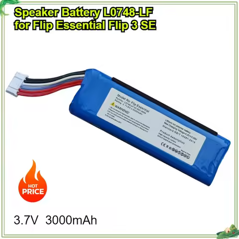 Speaker Battery L0748-LF 02-553-3494 for JBL Flip Essential Flip 3 Stealth Edition Flip 3 SE 3.7V/30