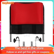 Buybest1 Wheelchair Pillow Headrest Neck Support Breathable Adjust Height Aluminum Alloy Head Straight Red