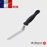 法國【de Buyer】畢耶配件『FKO碳纖握柄系列』不鏽鋼彎角抹刀/果醬刀9cm