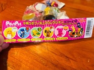 全新一套五個  momo 熊 Postpet  post pack絨毛