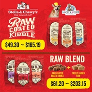 Stella & Chewy's Raw Coated & Raw Blend Kibbles Dry Dog Food 3.5lbs / 22lbs
