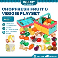 Fruit Vegetable Meat Kitchen Cutting Toys Pretend Play Set Food Cutting Toy Kids Toy Mainan Dapur Ma
