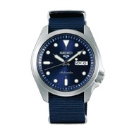 [Watchspree] Seiko 5 Sports Automatic Navy Blue Nylon Strap Watch SRPE63K1