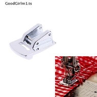 GoodGirlm1 Sliver Rolled Hem Curling Sewing Presser Foot For Sewing Machine Singer Janome TS